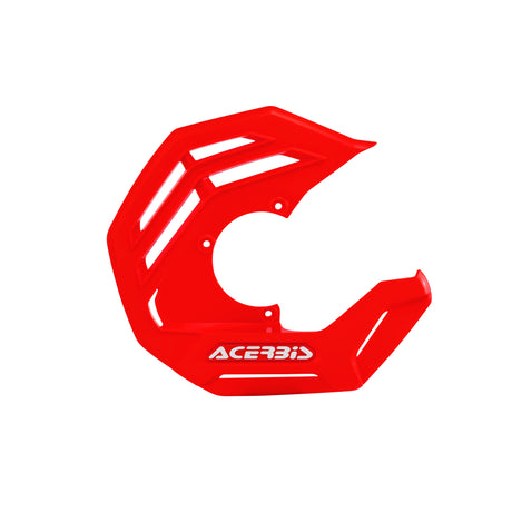 Red Acerbis X-Future disc cover for Beta, Fantic, GasGas, Honda, Husqvarna, Kawasaki, KTM, Sherco, Suzuki, Yamaha 125-540 motorcycles (2004-2023)