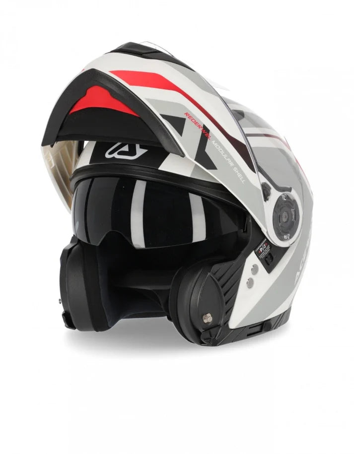 Acerbis Rederwel Helmet White/Red