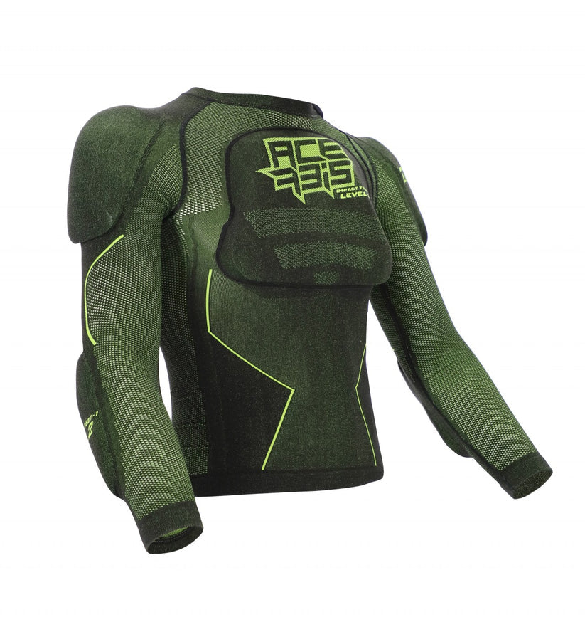 ACERBIS JACKET X-FIT FUTURE KID LEVEL 2 protective kids motocross jacket front view