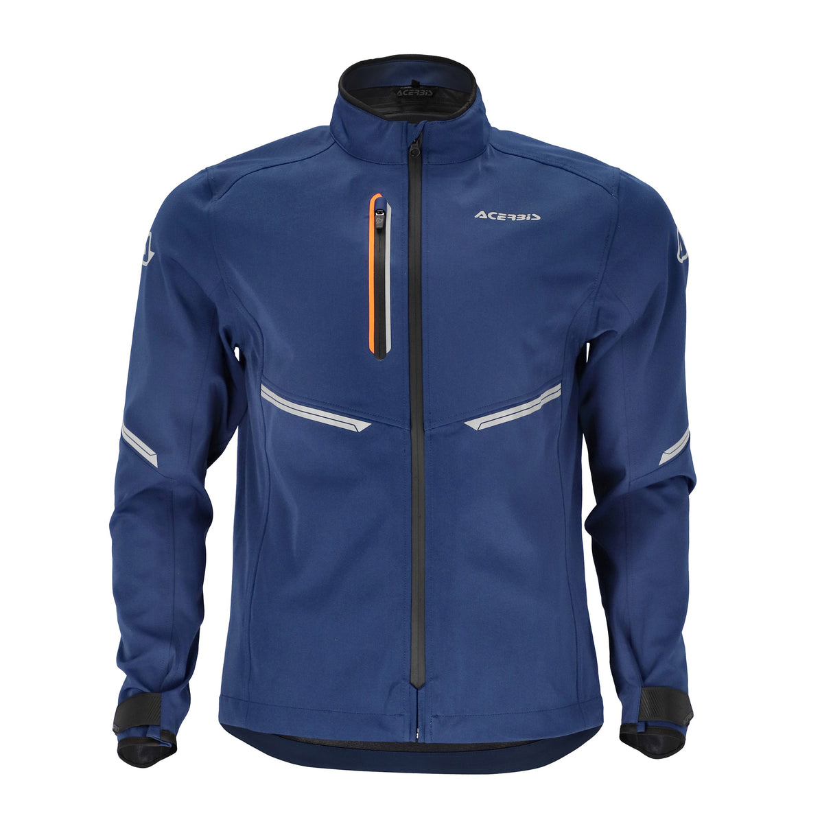Acerbis X-Duro Waterproof Jacket Blue/Orange - Small