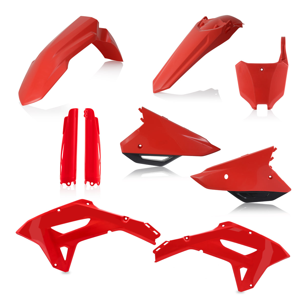 Acerbis full plastic kit in various colours for Honda CRF250/300 RX 2022-2024 and CRF450 RX 2021-2024 motorcycle.