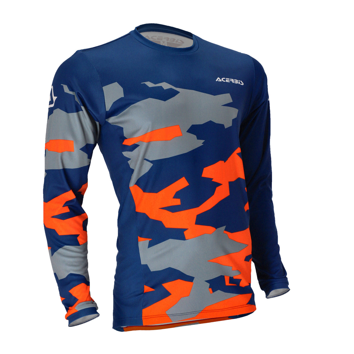 Acerbis X-Duro Winter Jersey Blue/Orange - Small