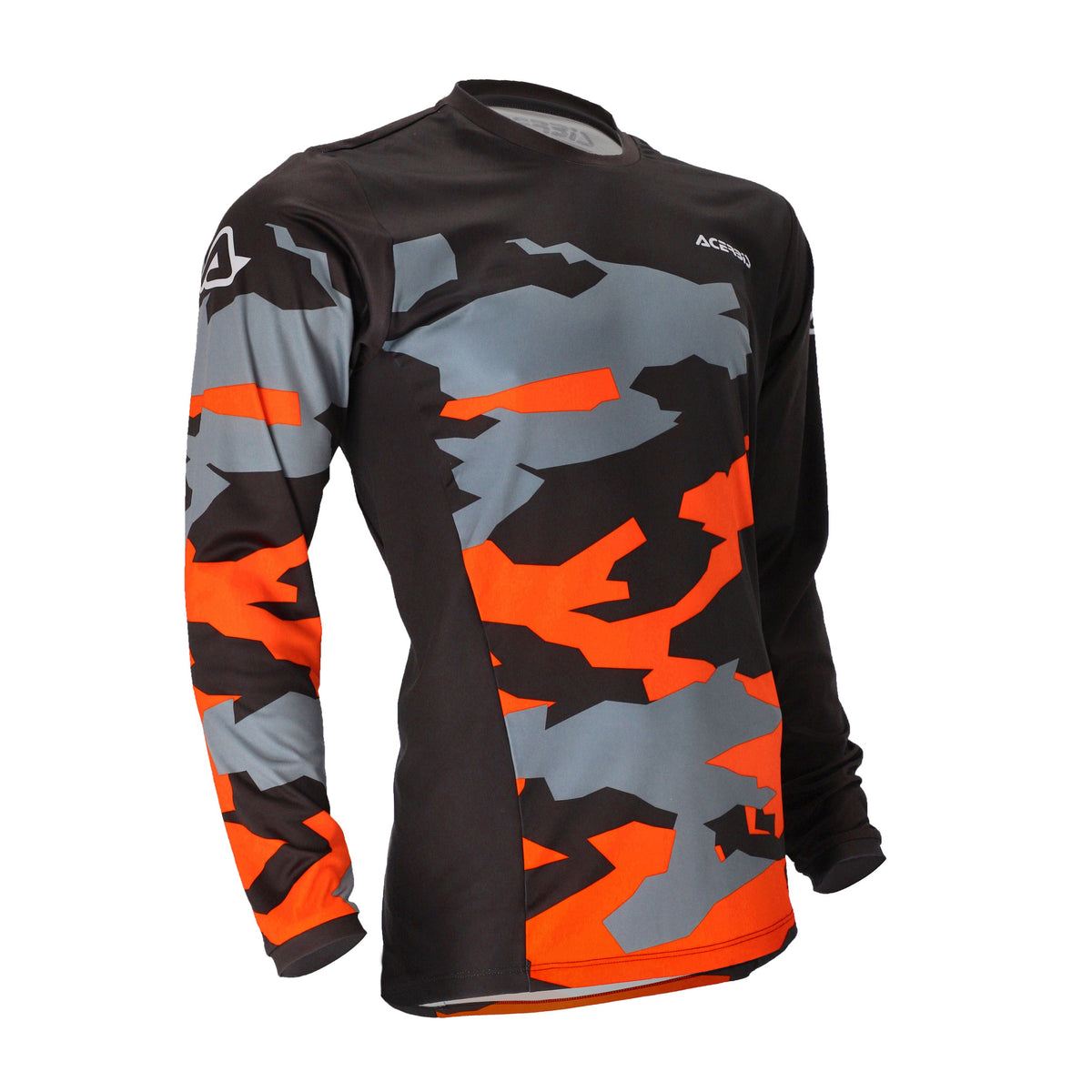 Acerbis X-Duro Winter Jersey Black/Orange - Small