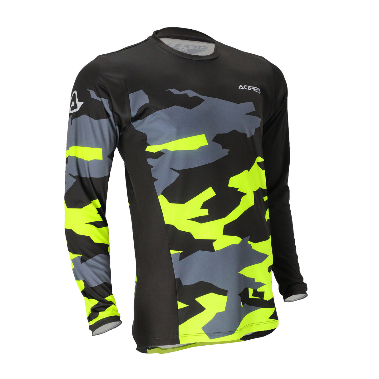 Acerbis X-Duro Winter Jersey Black/Yellow - Small
