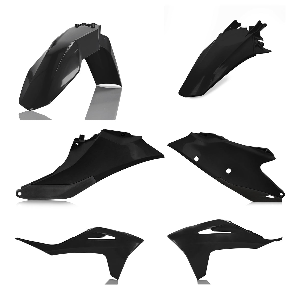 Acerbis Plastic Kit GasGas MC 2021 Onwards Black
