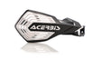 ACERBIS K-FUTURE KH handguards in black and white for Kawasaki 250-450 2019-2025