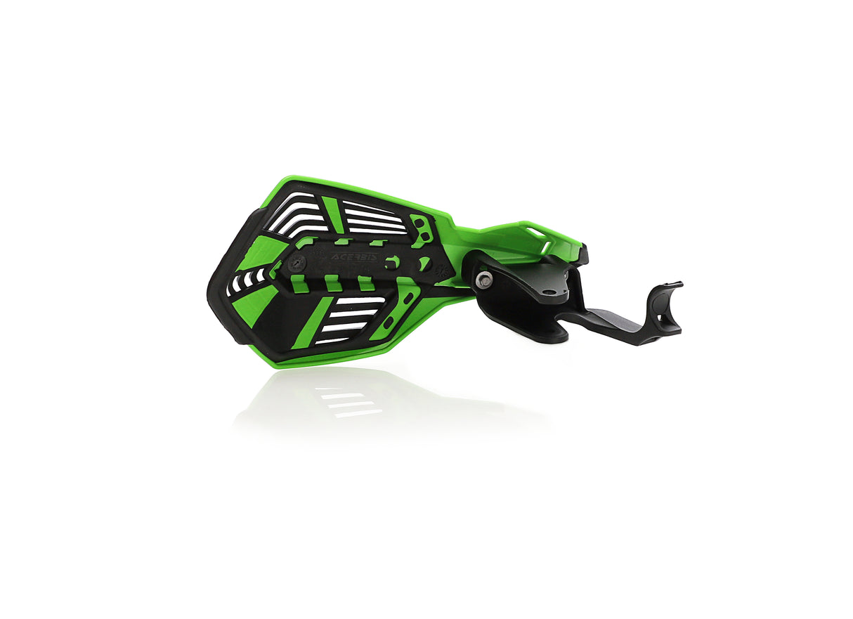 ACERBIS K-FUTURE KH HANDGUARDS (VIEW DESCRIPTION FOR FITMENT DETAILS); GREEN/BLACK