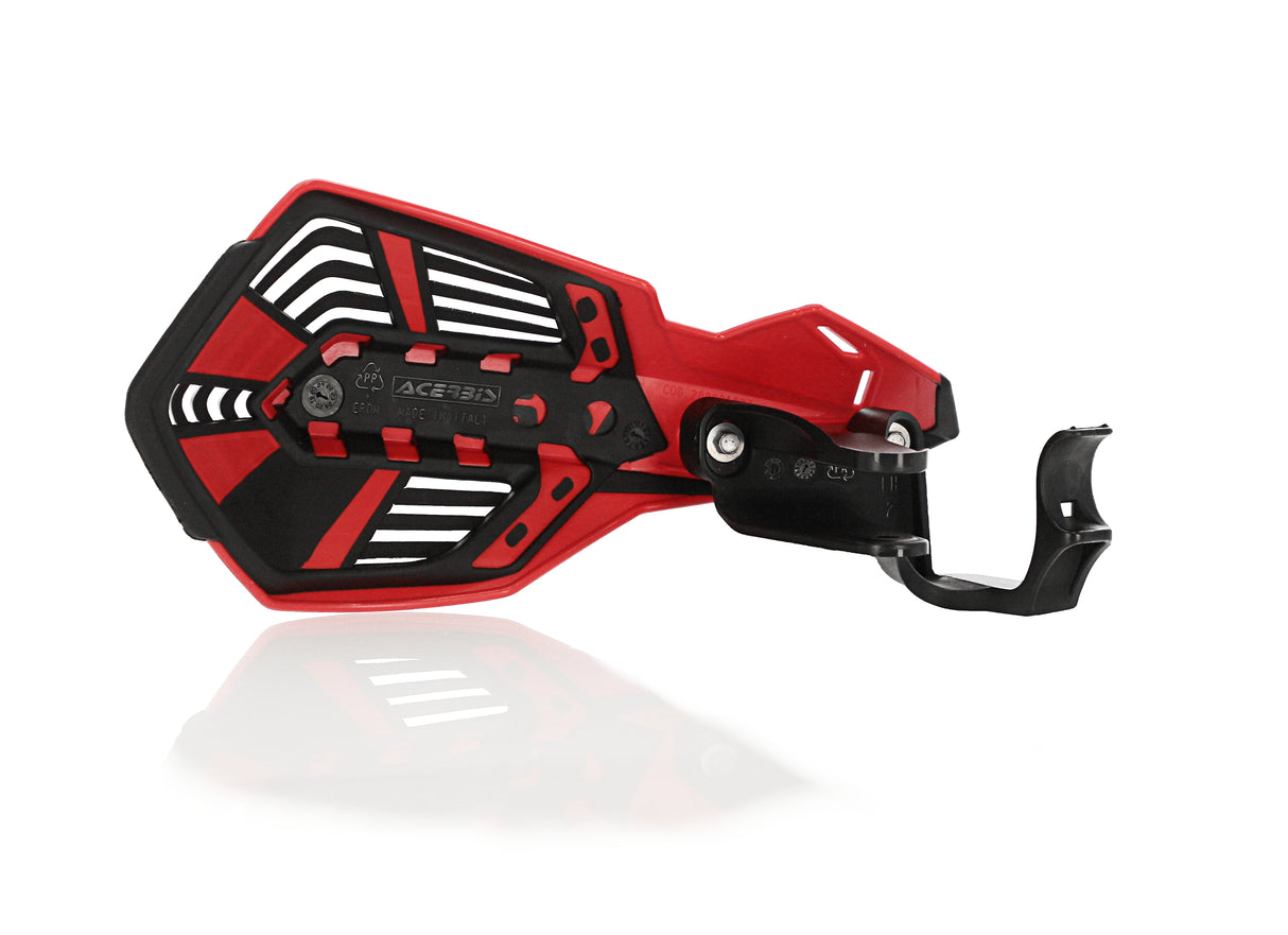 ACERBIS K-FUTURE H HANDGUARDS (VIEW DESCRIPTION FOR FITMENT DETAILS); RED/BLACK