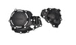 Black Acerbis X-Power crankcase and ignition/clutch covers for Honda CRF 450 2021-2024