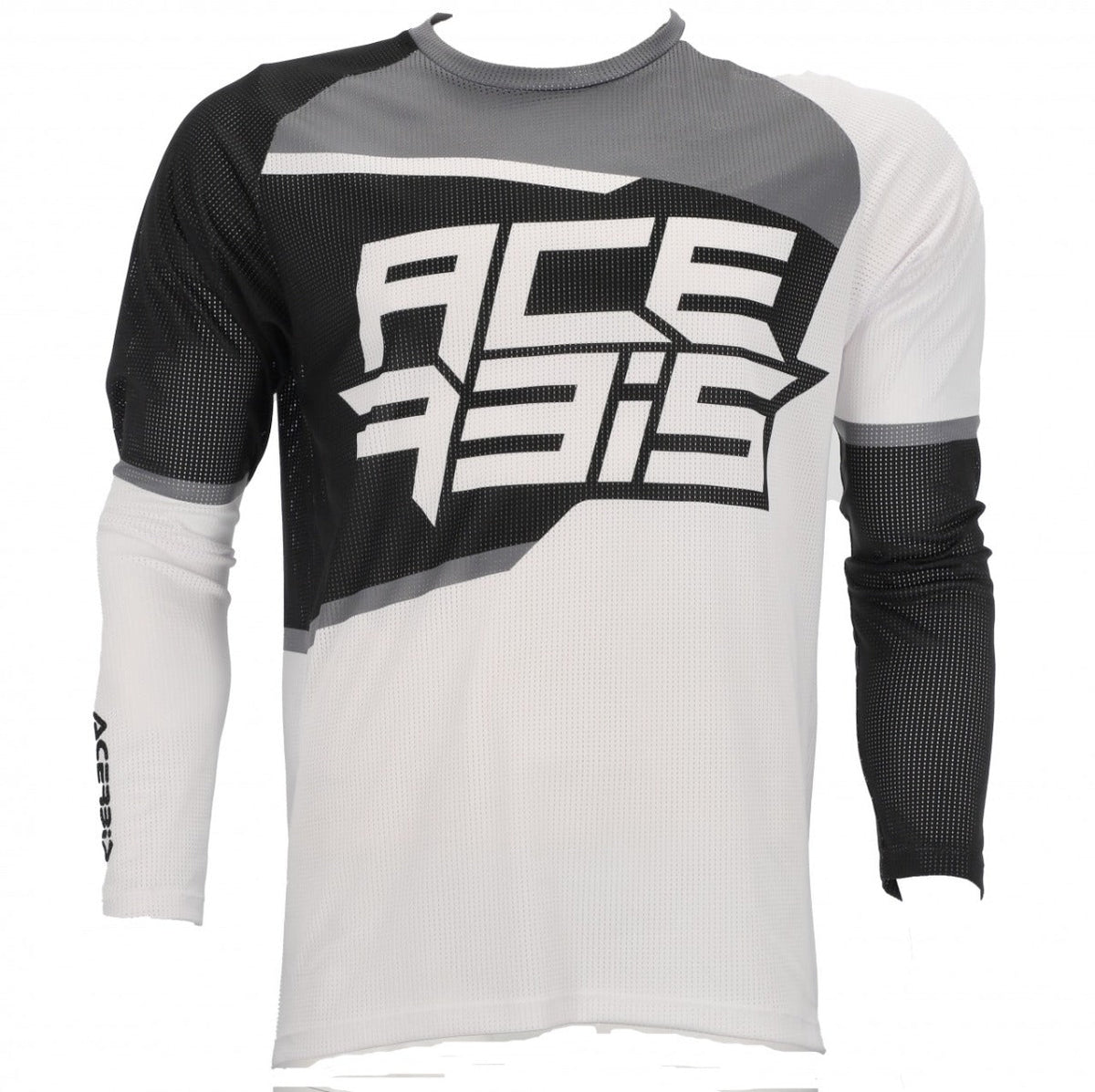 Acerbis MX J-Windy Two Vented Jersey Black/White - XXX-Large
