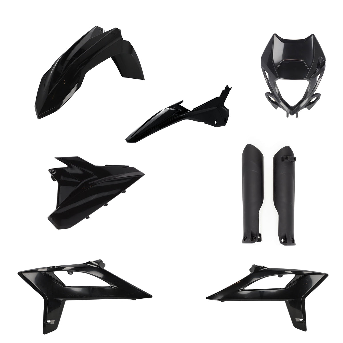 Acerbis Full Plastic Kit Beta RR 2022 Onwards Black