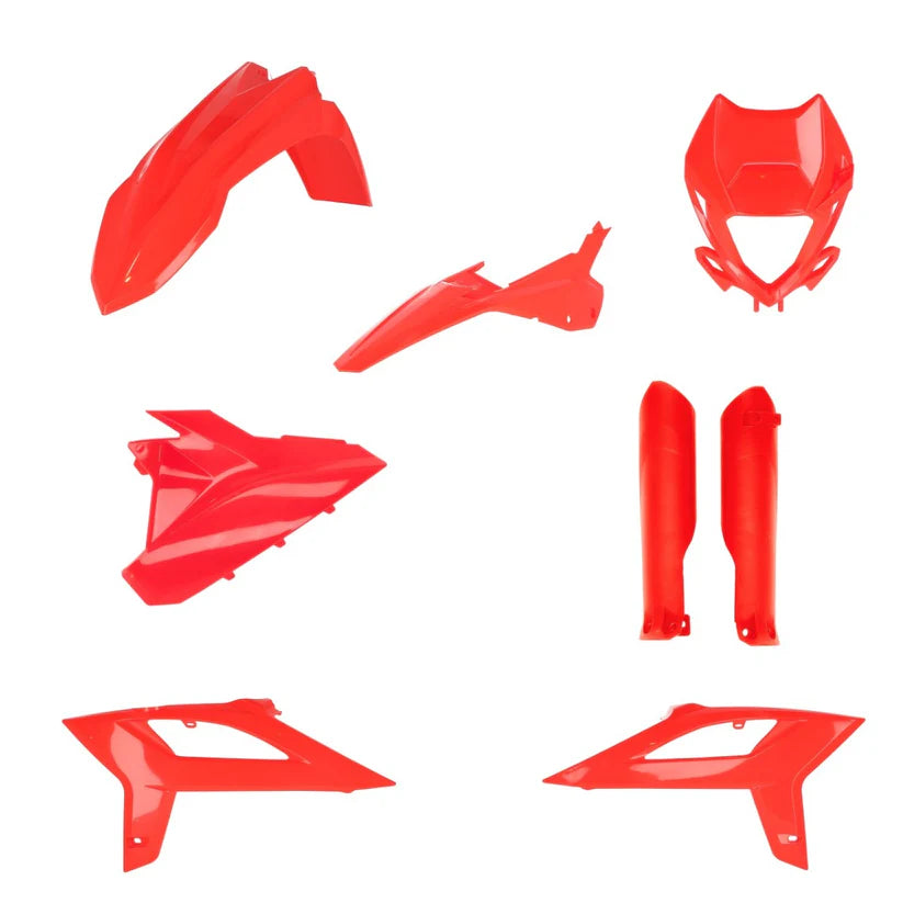 Acerbis full plastic kit in red for Beta RR 2T/4T 125-480 2020-2022