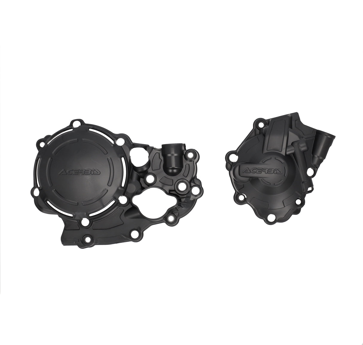 Black Acerbis X-Power crankcase and ignition/clutch covers for Honda CRF 250-300 2022-2024