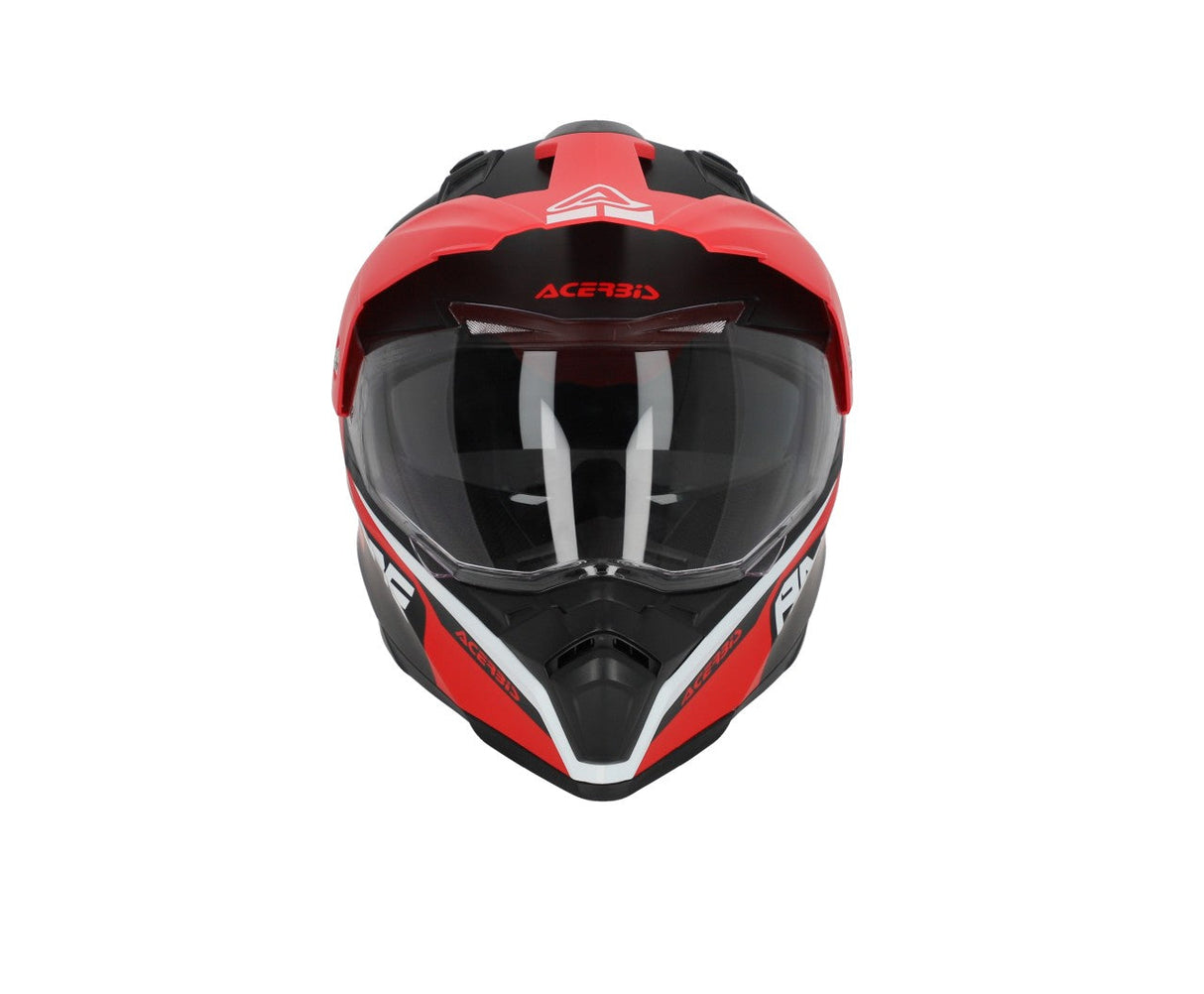 Acerbis Flip ECE 22.06 Helmet Grey/Red - X-Large