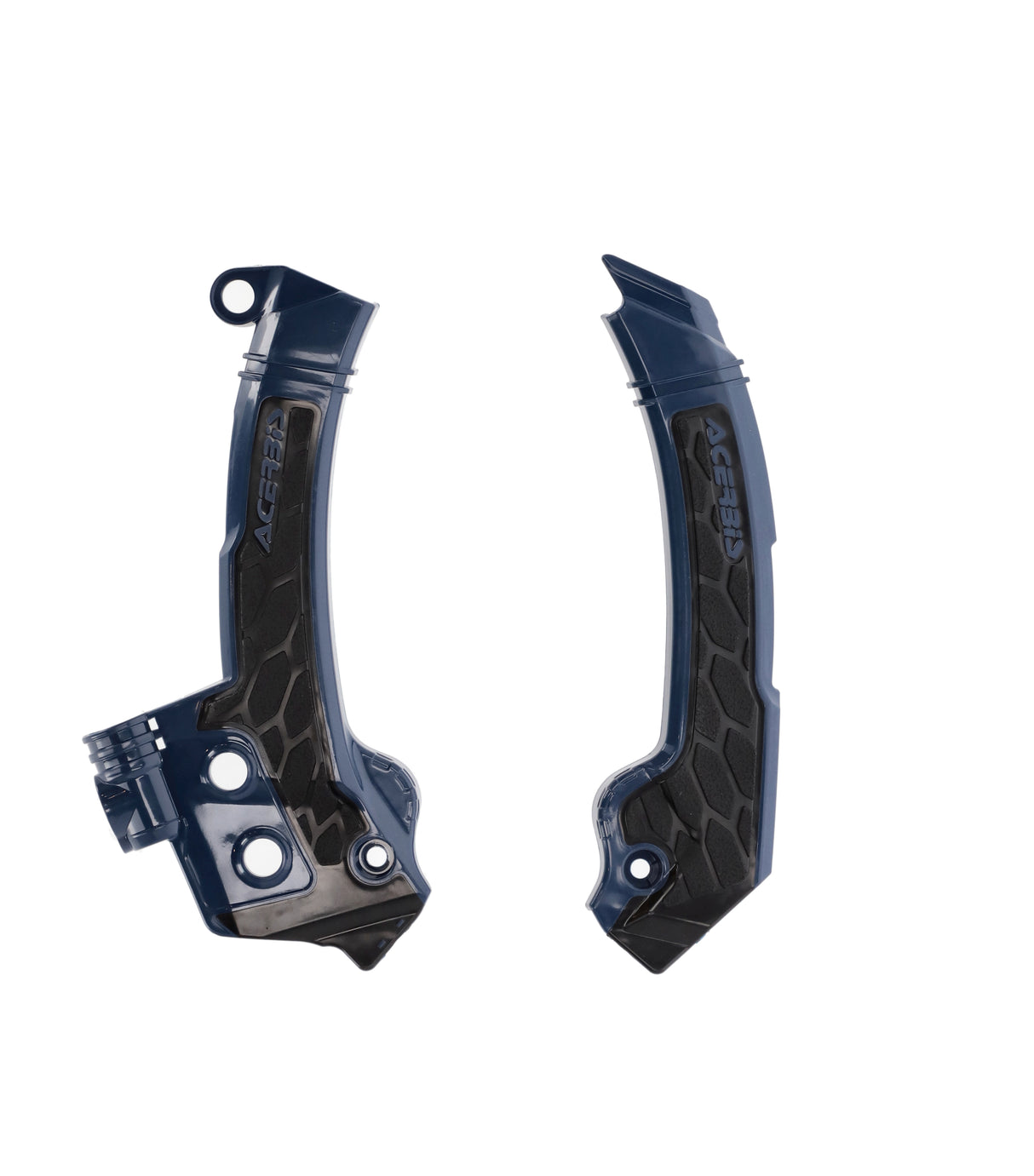 ACERBIS X-Grip Frame Protector in blue and black for Husqvarna FC, FE, FX, TC, TE, TX 150-501 models 2023-2024