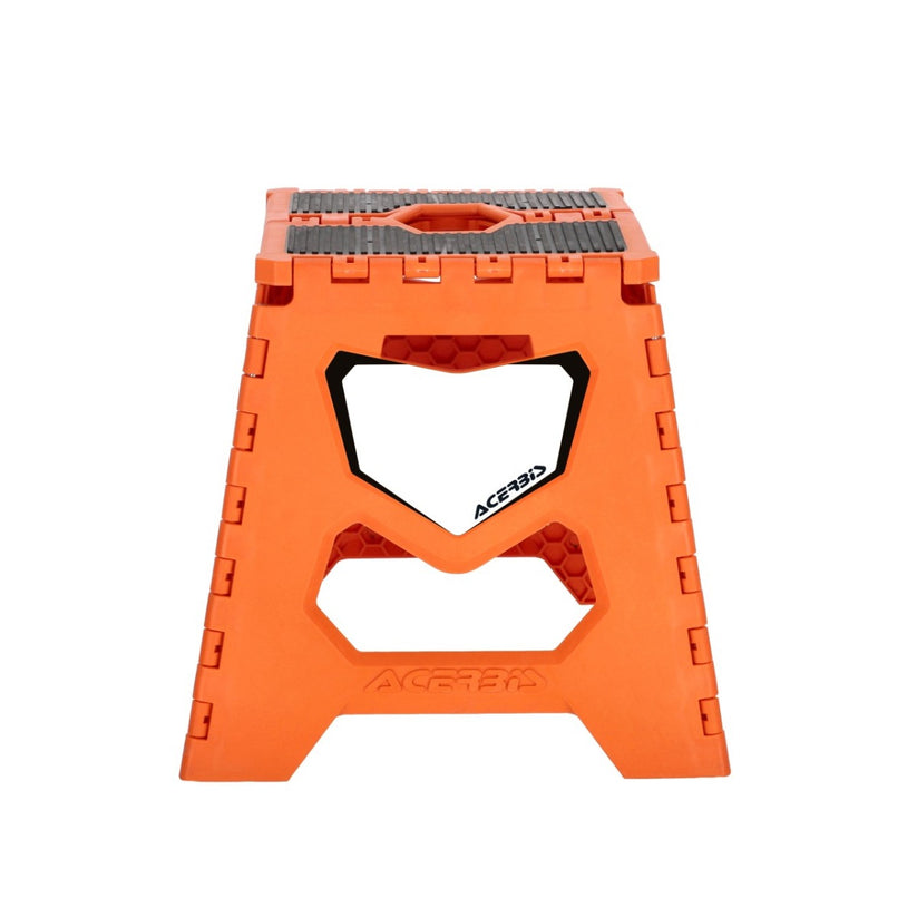 Acerbis Bike Stand Paket in orange and black color, sturdy motorcycle maintenance stand