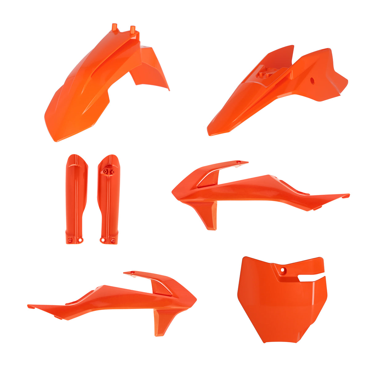 Acerbis full plastic kit in orange for KTM/GasGas SX/SX-E/MC/MC-E 50 models 2017-2024