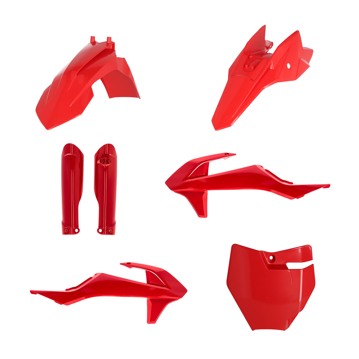 Acerbis full red plastic kit for KTM/GASGAS SX, SX-E, MC, MC-E 50 models 2016-2024