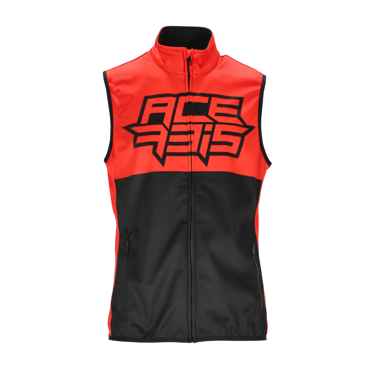 Acerbis Linear Softshell Vest Black/Red
