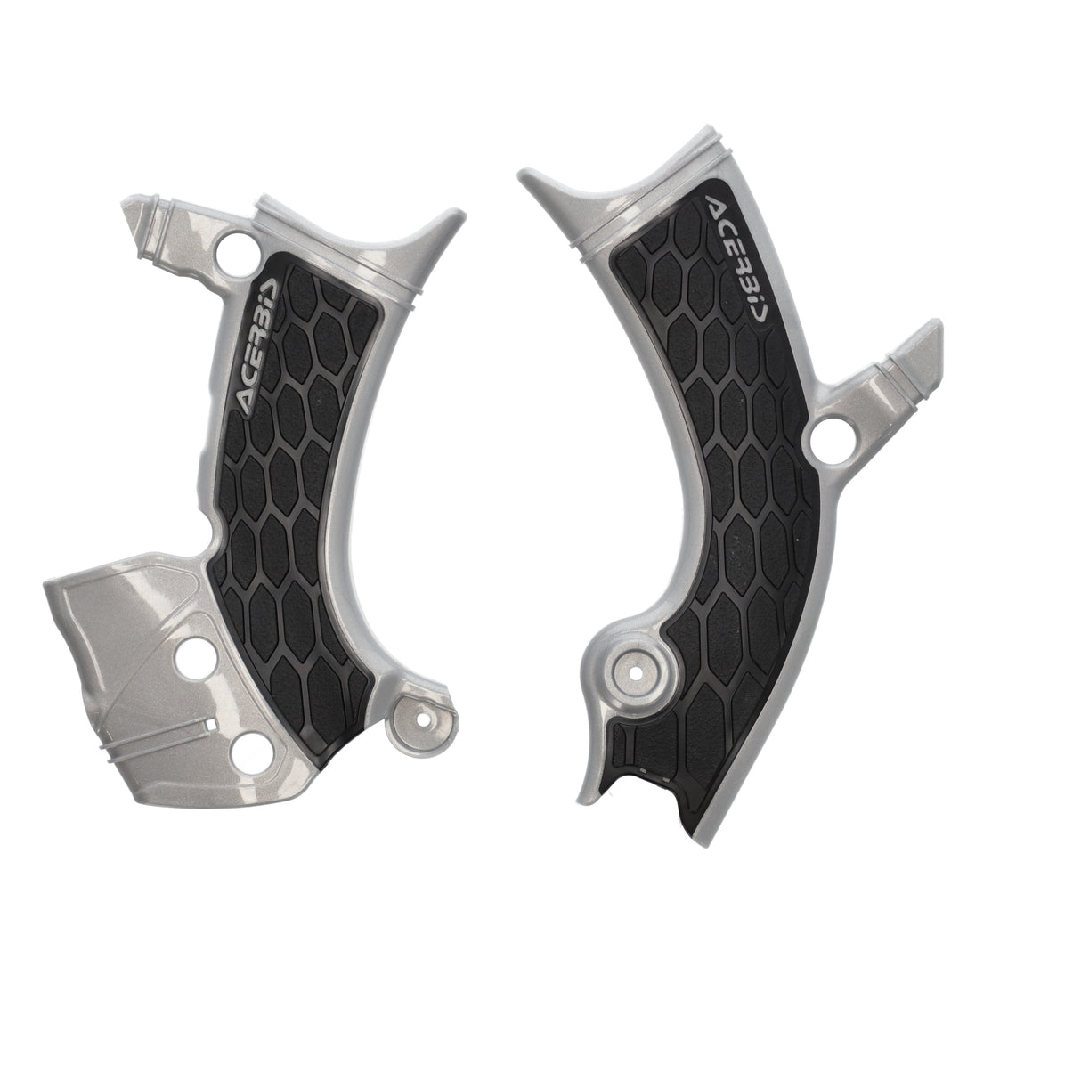 Acerbis X-Grip Frame Protectors Yamaha YZ450F 2023 Onwards Grey/Black