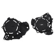 Black Acerbis X-Power crankcase and ignition/clutch covers for KTM/Husqvarna TC/TX/SX/XC 250-300 2023-2024
