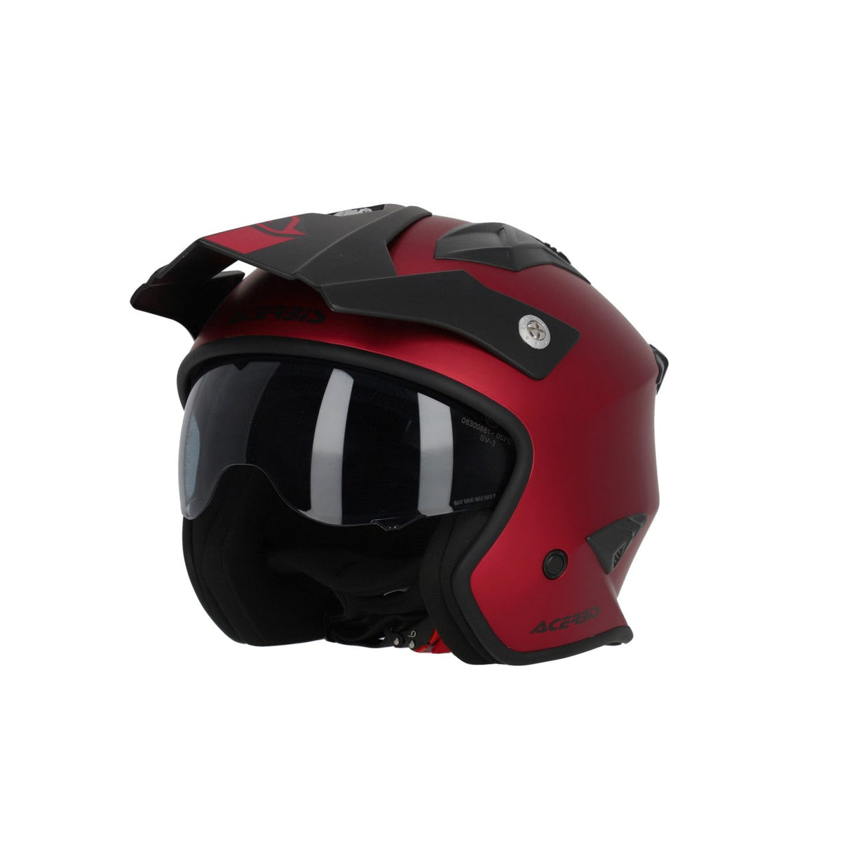 Acerbis Jet Aria Metallic Helmet Red