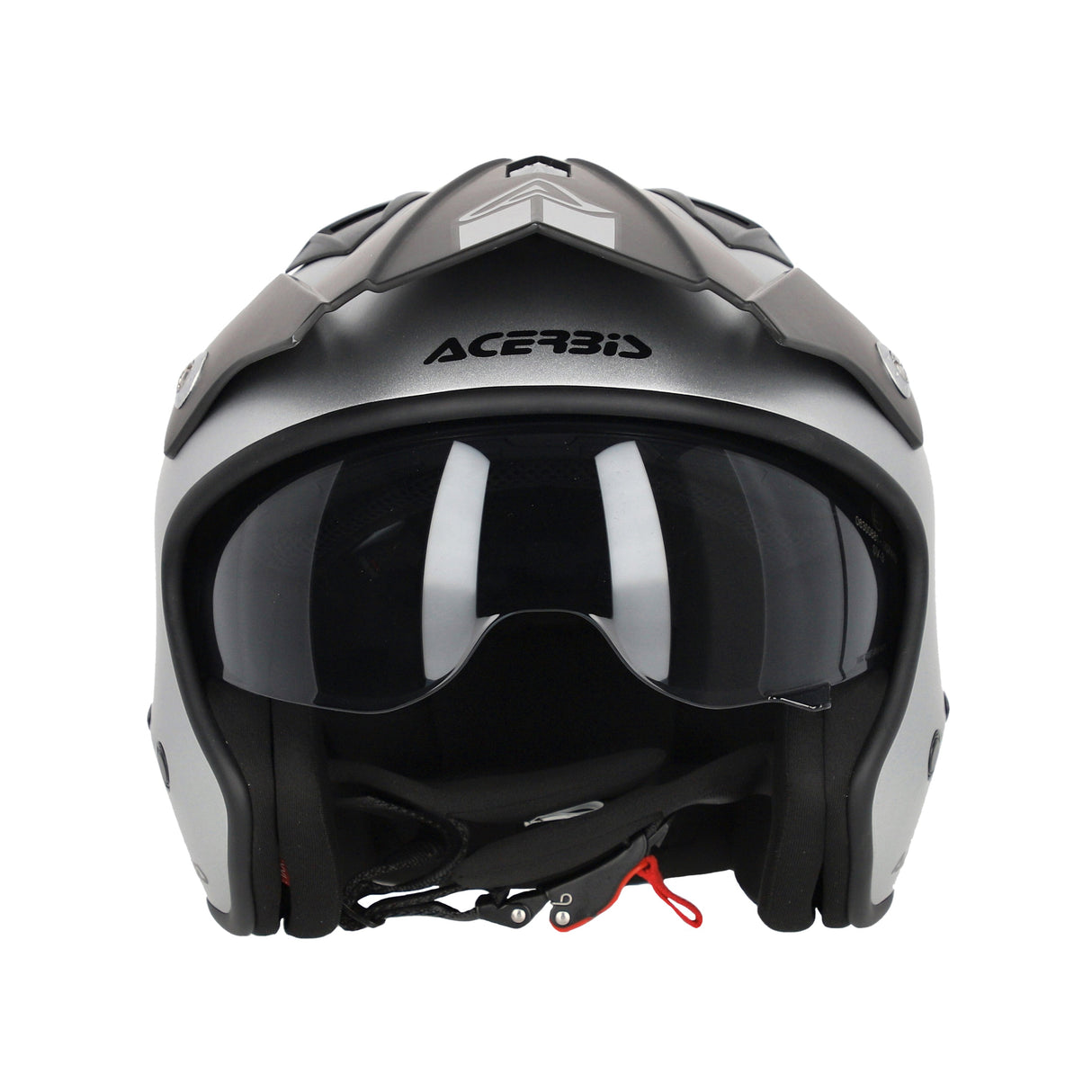Acerbis Jet Aria Metallic Helmet Silver