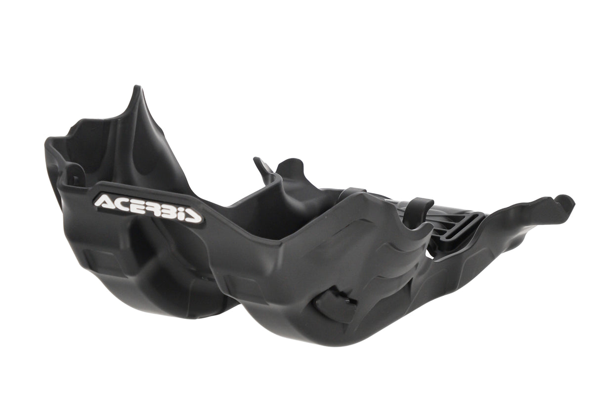Black Acerbis skid plate for Fantic and Yamaha XXF, WR, YZ 450 2024 motocross bike