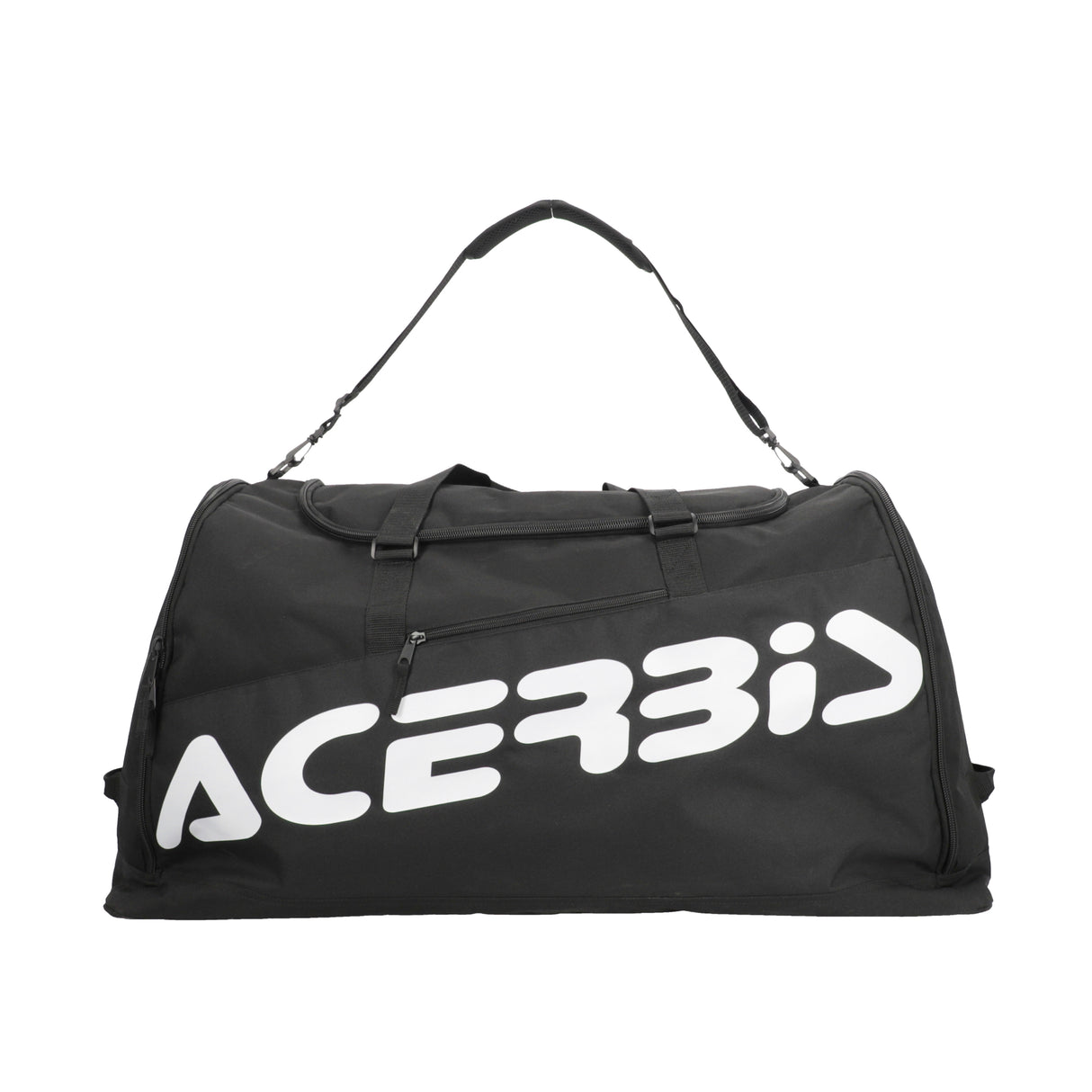 Acerbis Bag Cargo Logo 180 LT large black duffel bag with white Acerbis logo, durable travel and storage bag