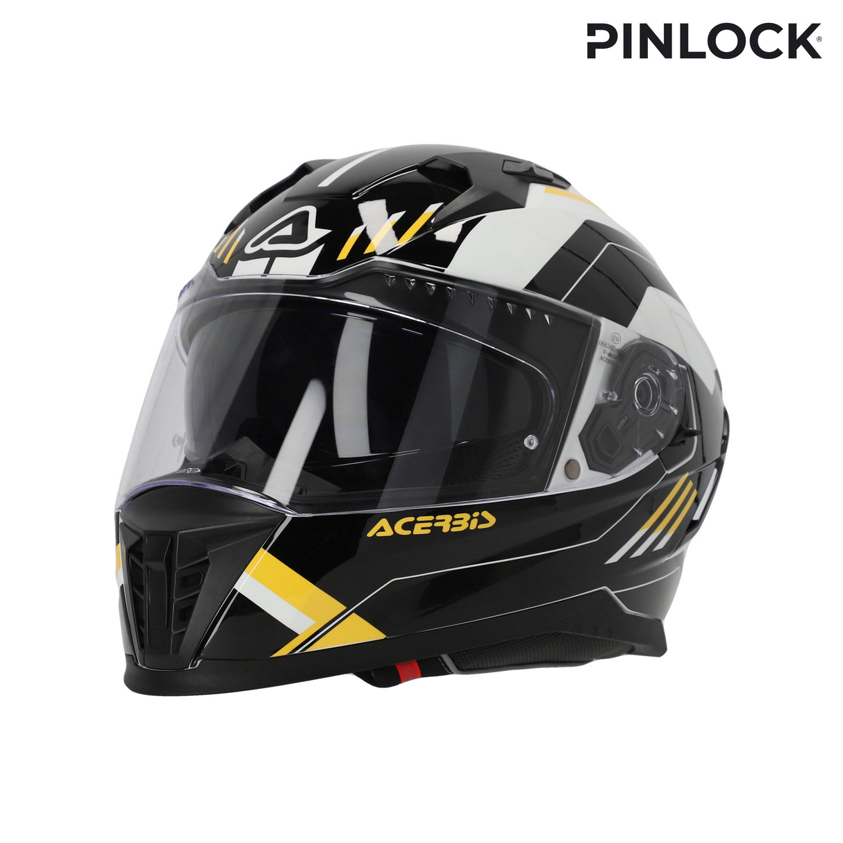 Acerbis X-Way Graphic Helmet Black/Yellow