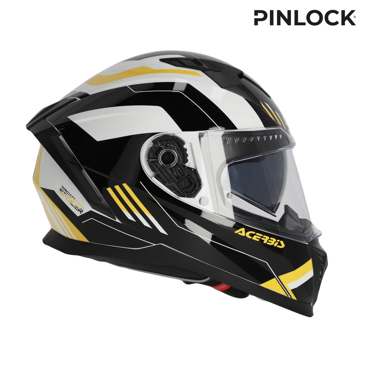 Acerbis X-Way Graphic Helmet Black/Yellow