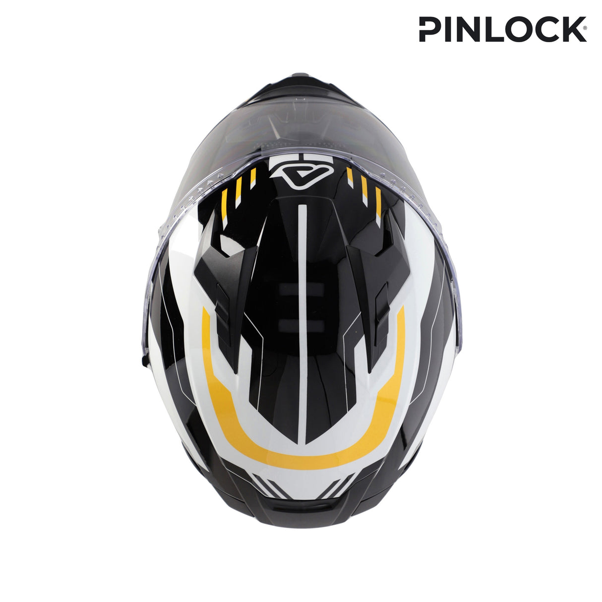 Acerbis X-Way Graphic Helmet Black/Yellow