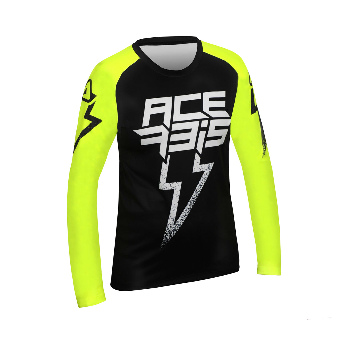 Acerbis J-Kid Blizzard Jersey Black/White - Large