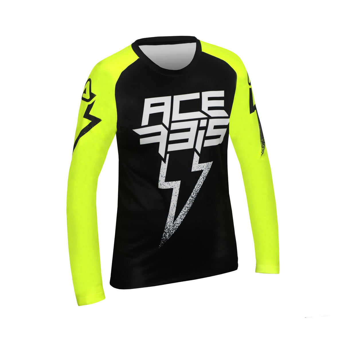 Acerbis J-Kid Blizzard Jersey Black/White - Large