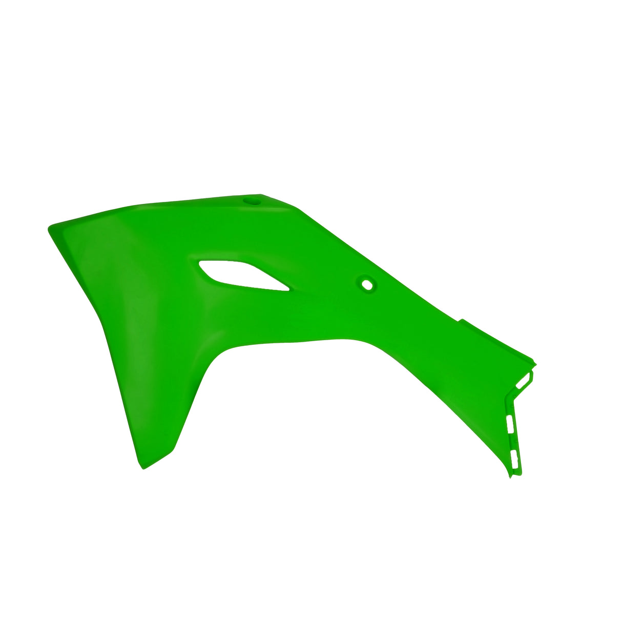 Black Acerbis radiator scoops for Kawasaki KX250 2025 and KX450 4T/X 2024-2025