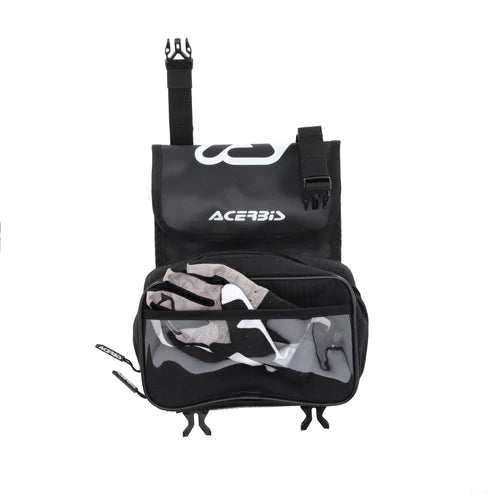 REAR FENDER TOOLS BAG LOGO BLACK/ WHITE