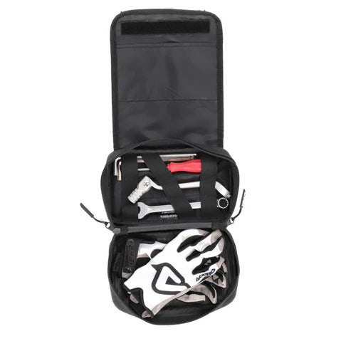 REAR FENDER TOOLS BAG LOGO BLACK/ WHITE