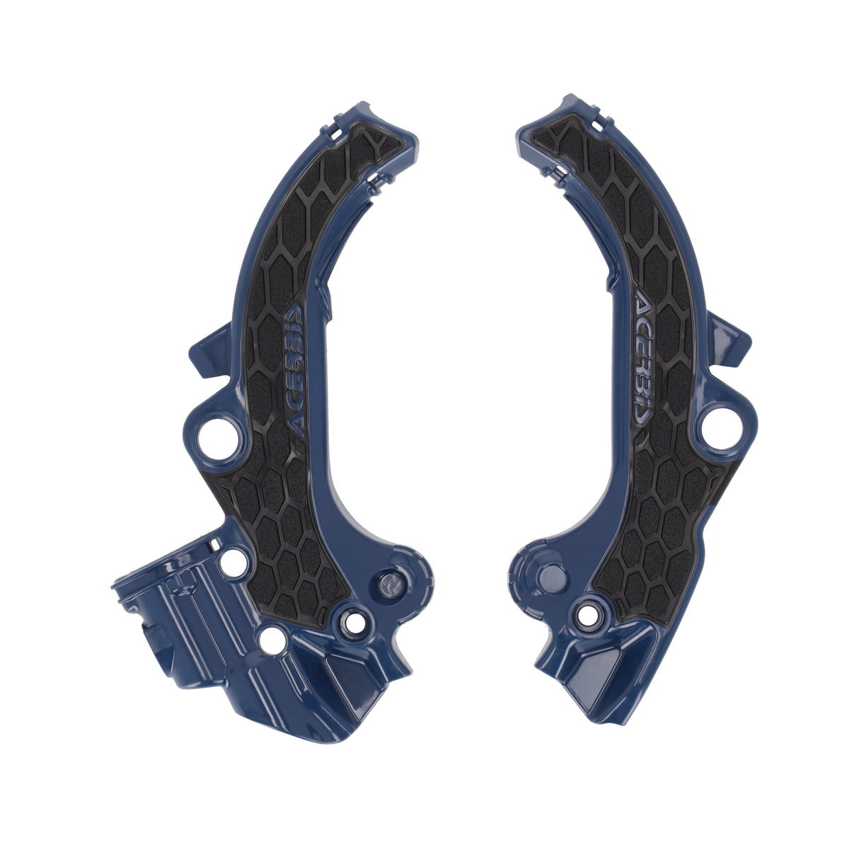 Acerbis X-Grip Frame Protector in blue and black for KTM, Husqvarna, and Gas Gas SX/TC/MC 65 2024 motocross bikes