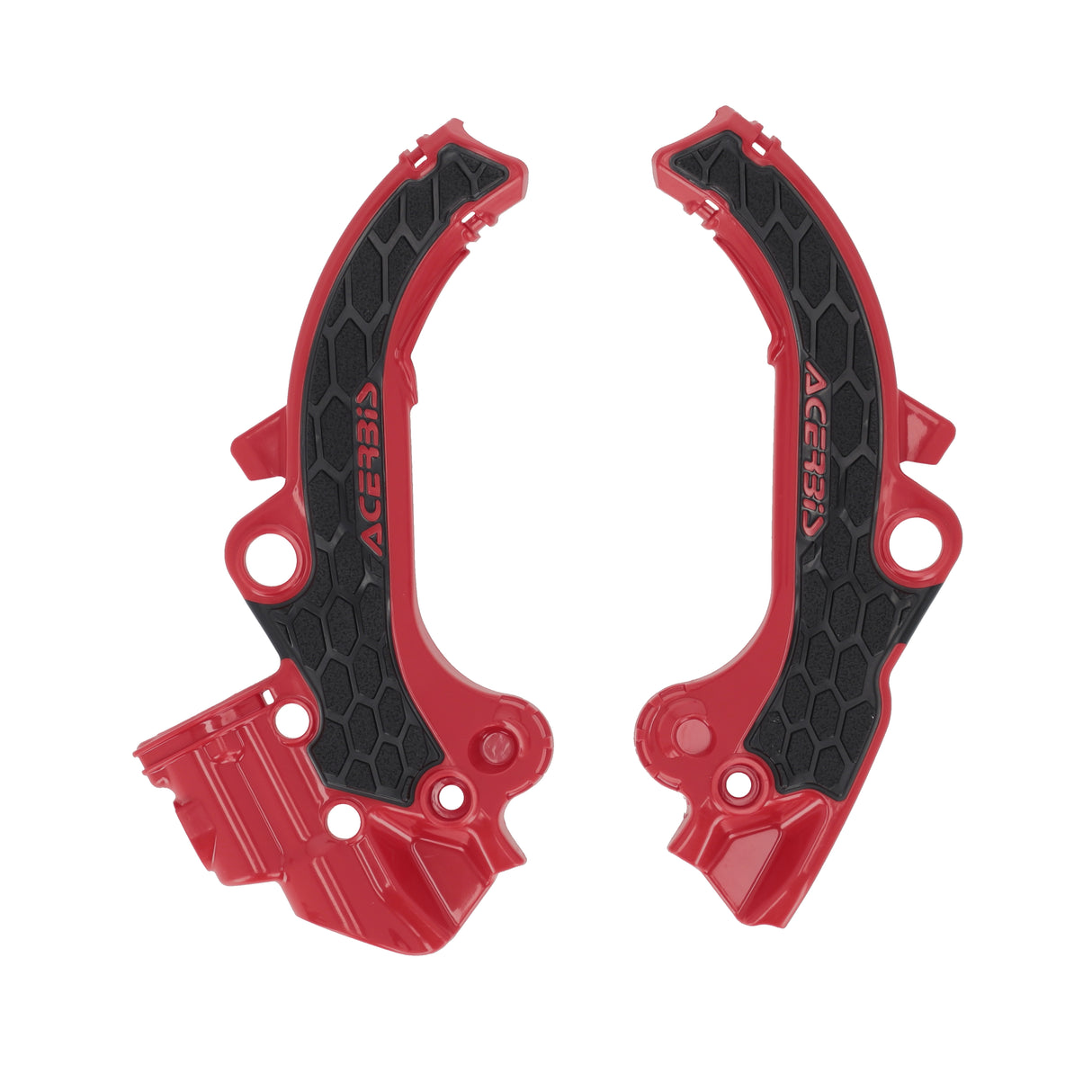 ACERBIS X-GRIP Frame Protector in red and black for KTM, Husqvarna, and Gas Gas SX/TC/MC 65 2024-2025 models