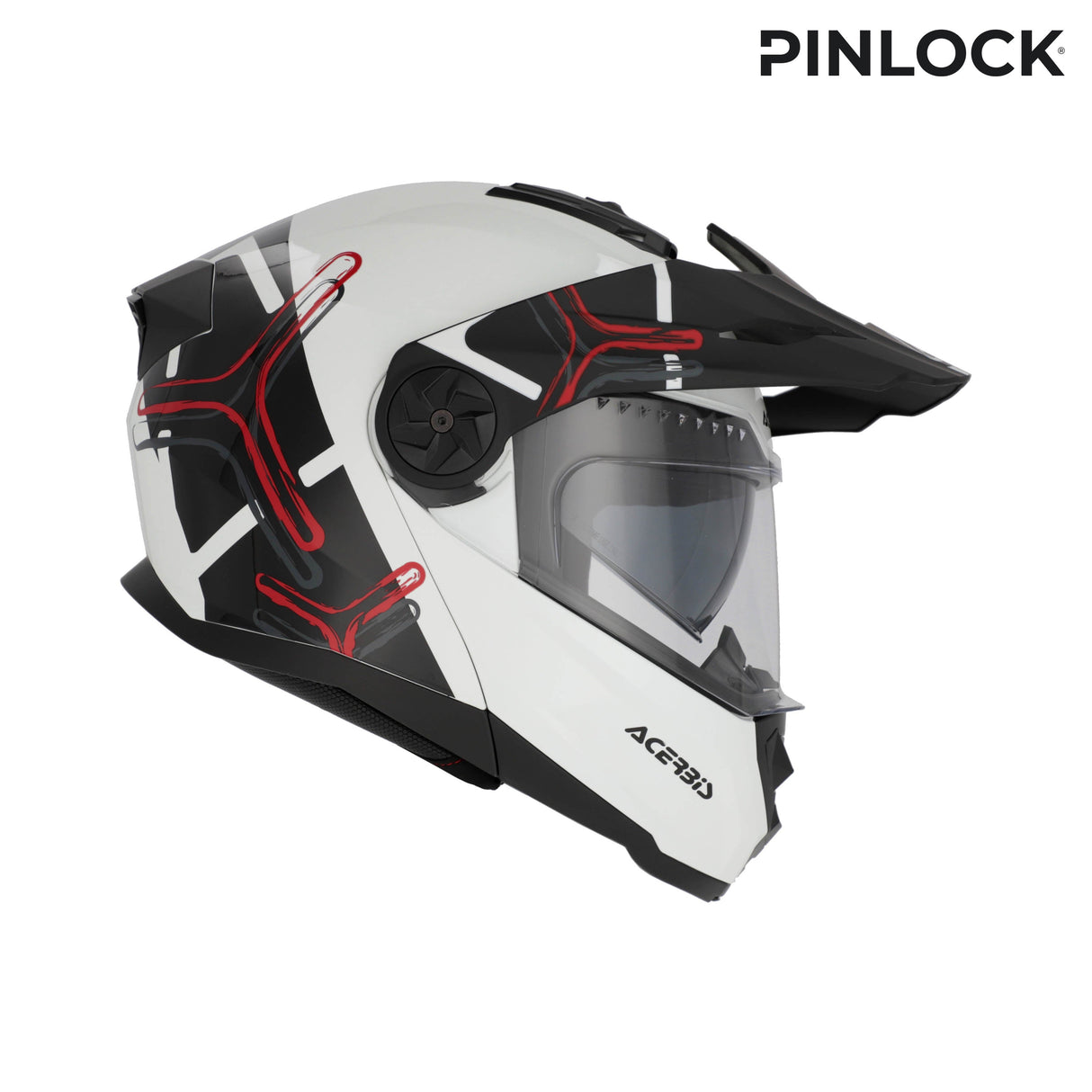 Acerbis Rider Graphic Helmet White/Black