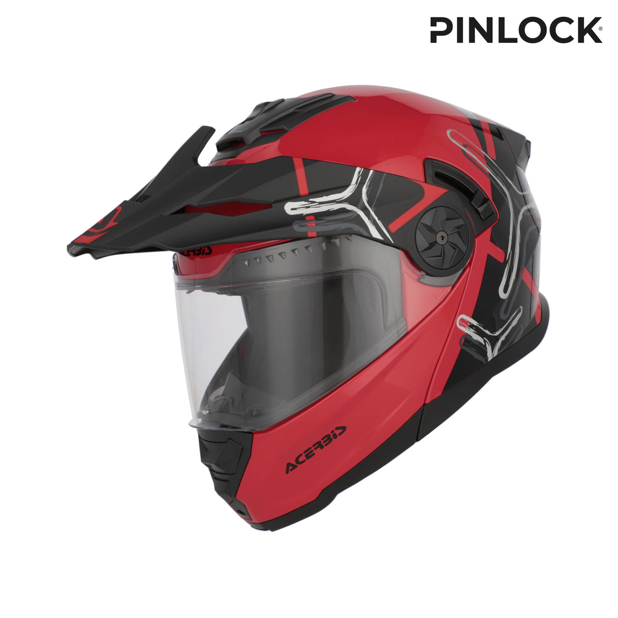 Acerbis Rider Graphic Helmet Red/Black