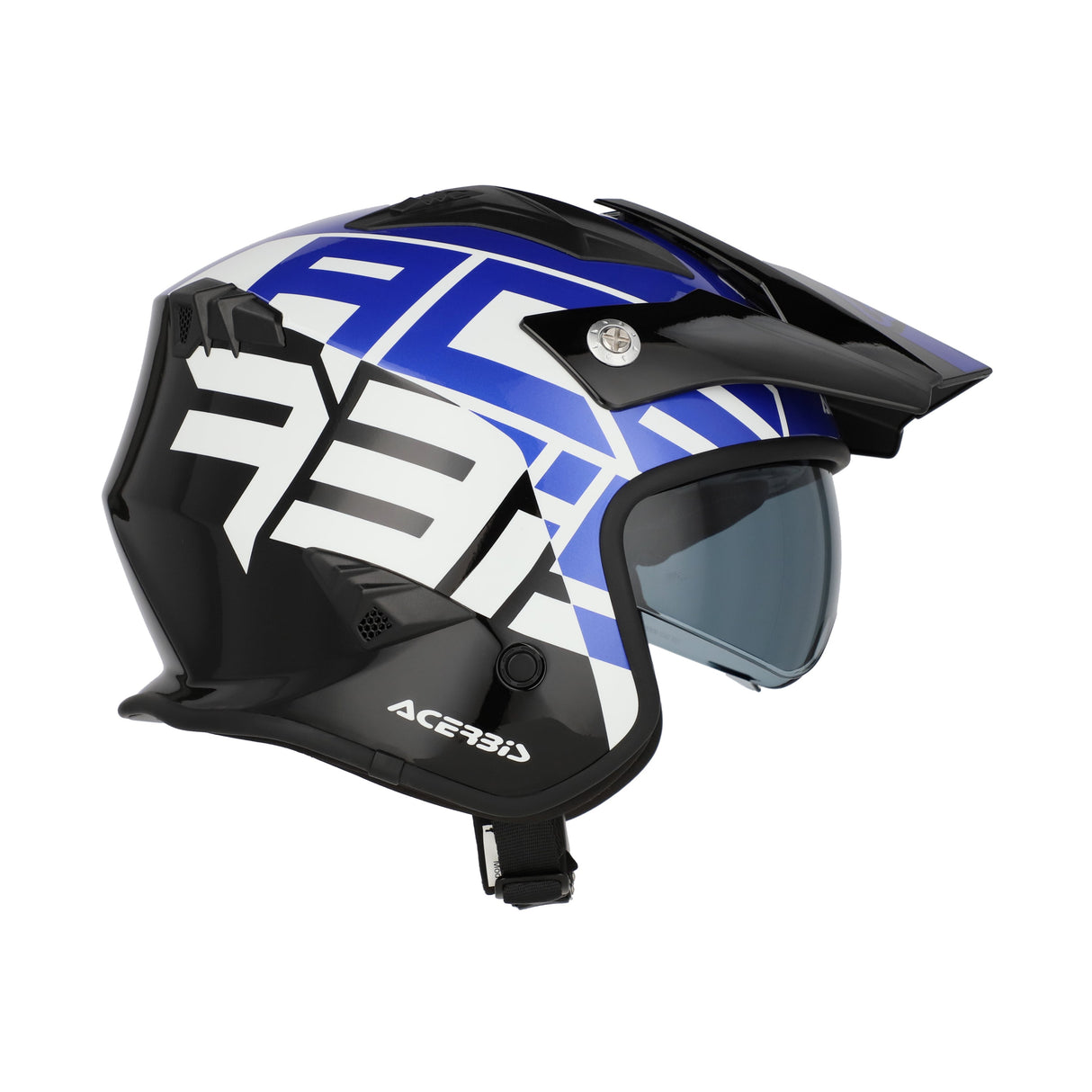 Acerbis Jet Aria Graphic Helmet Black/Blue