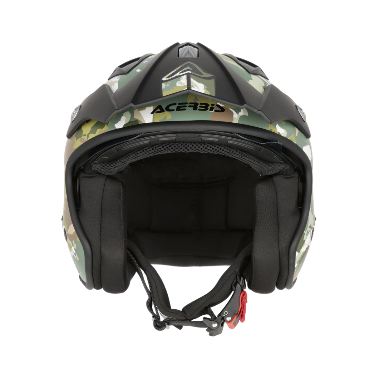 Acerbis Jet Aria Graphic Helmet Green/Brown