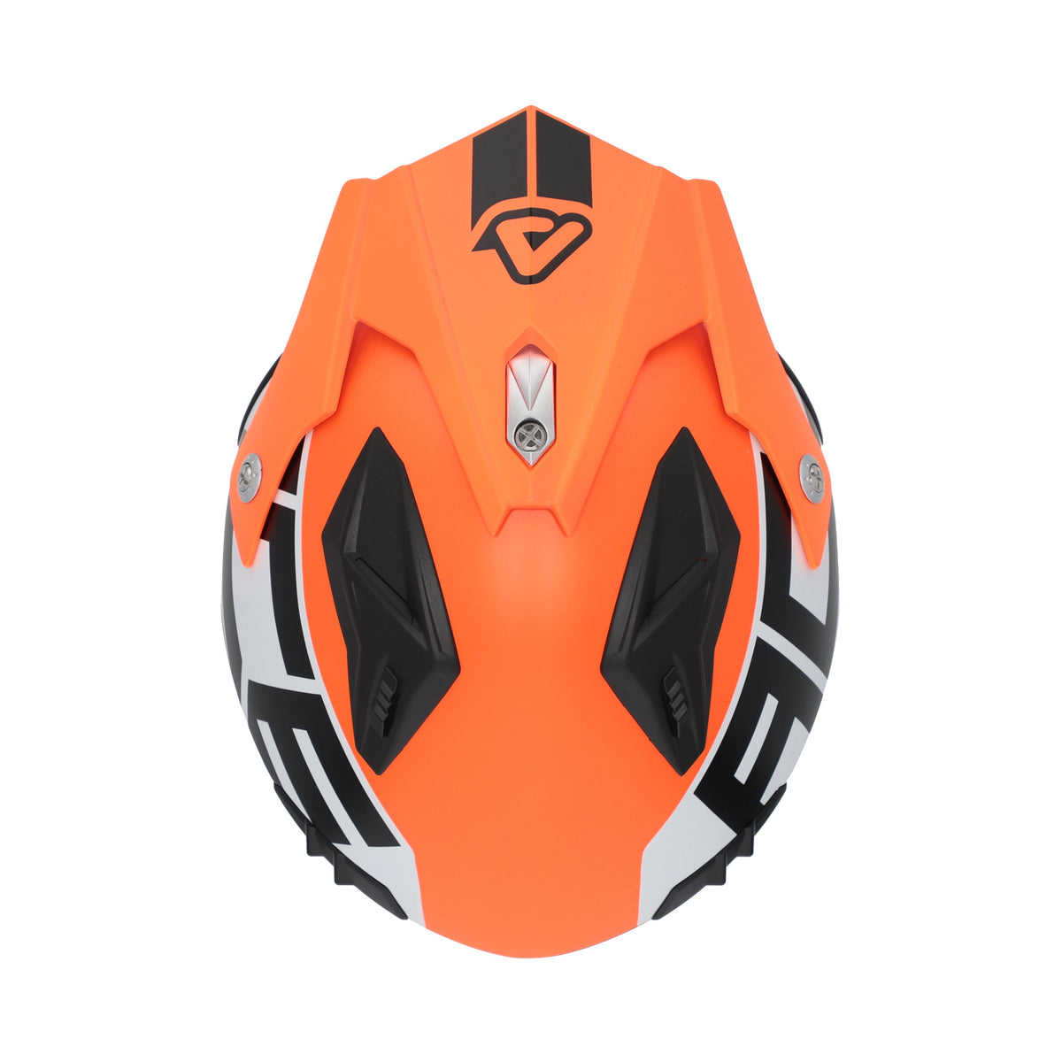Acerbis Jet Aria Graphic Helmet Fluo Orange/Black