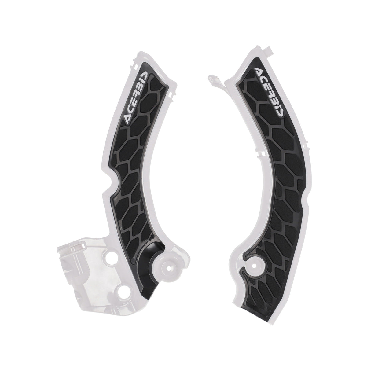 ACERBIS X-GRIP FRAME PROTECTION TRIUMPH TF250-X 24-25 TF 450-RC 2025; WHITE/BLACK
