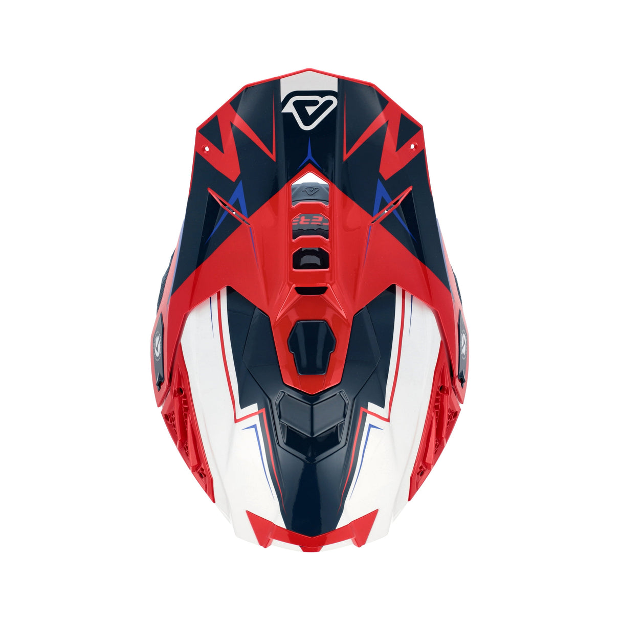 Acerbis Airstrike-X Helmet White/Blue/Red
