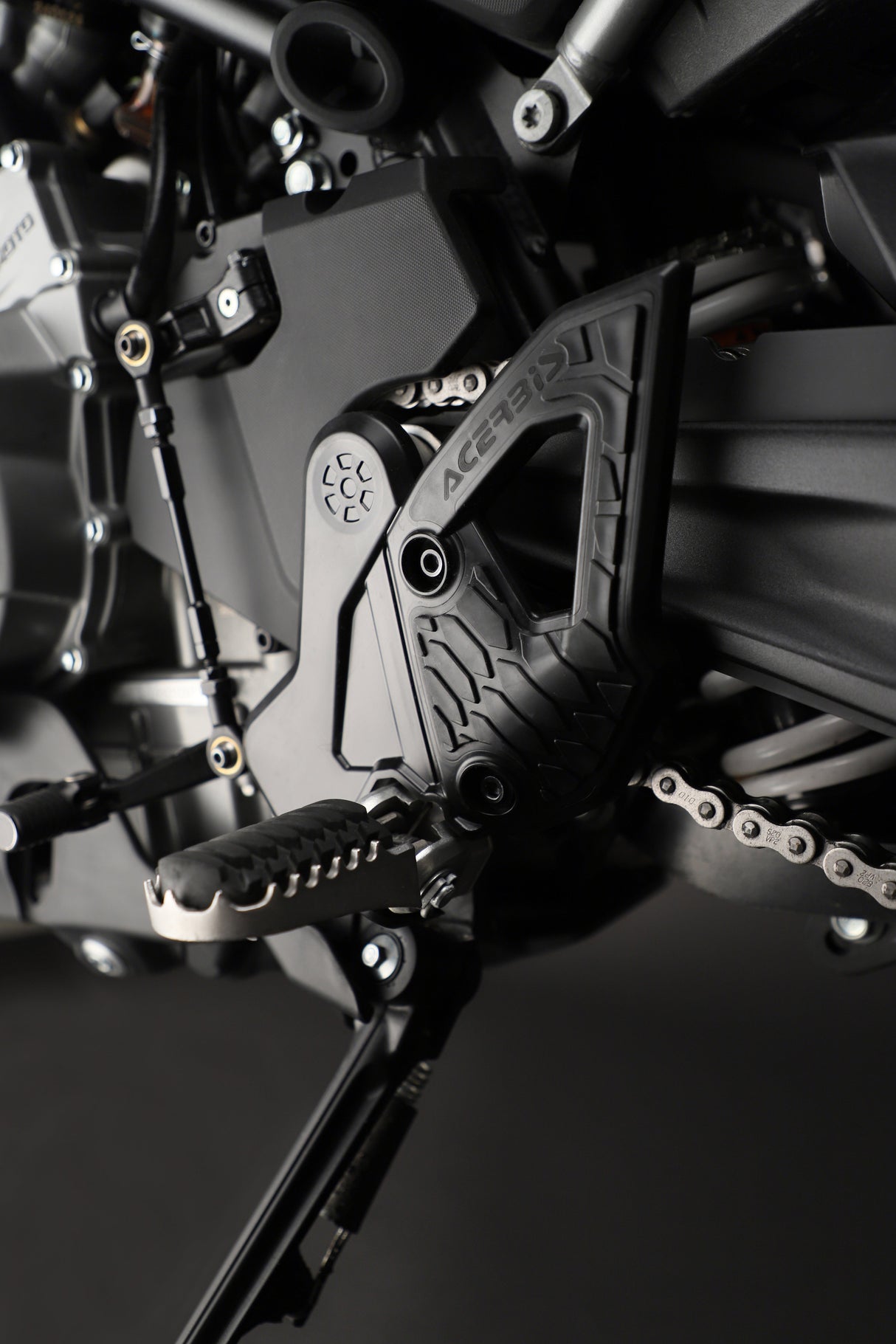 Acerbis X-Grip Frame Protectors CFMoto 450 Black