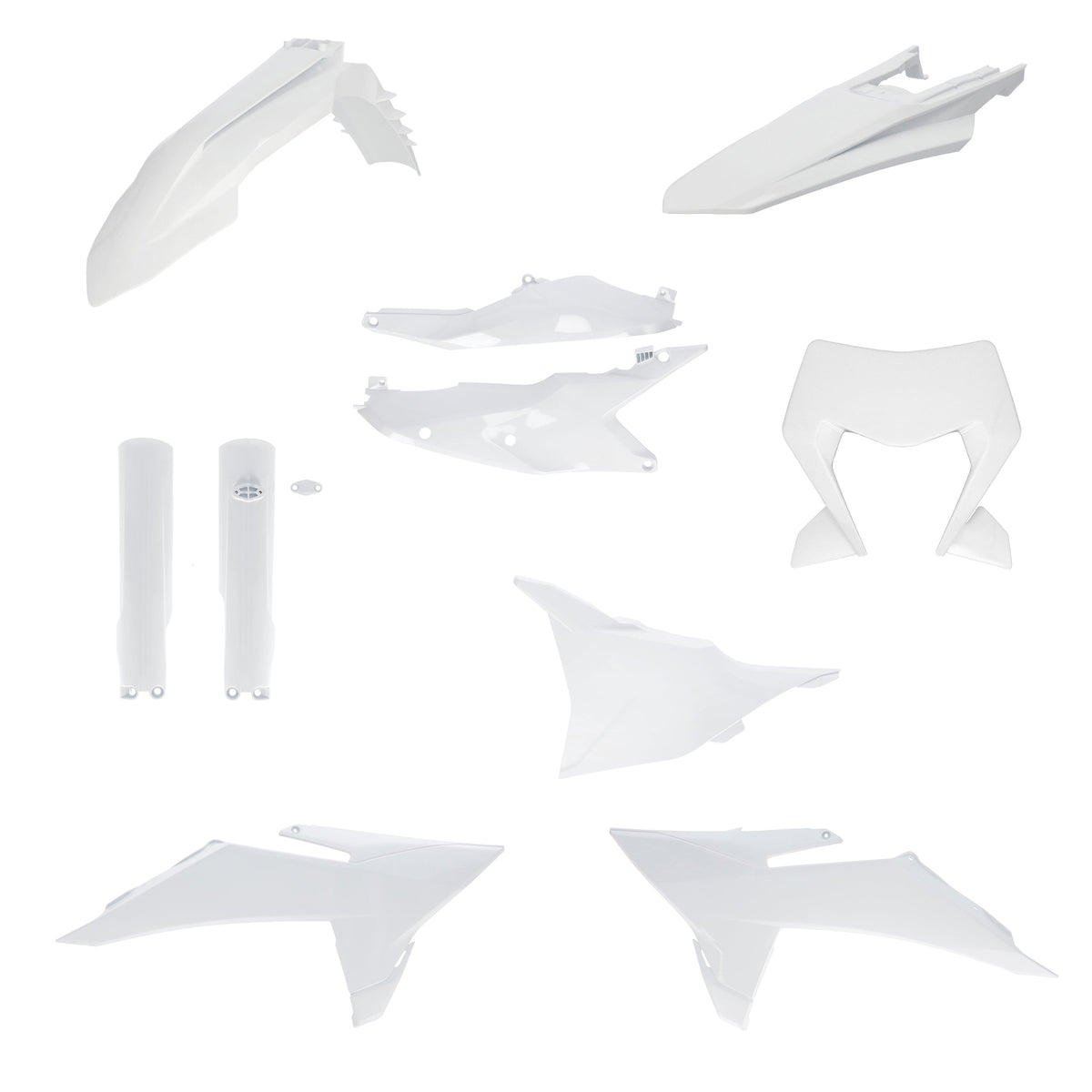 Acerbis Full Plastic Kit KTM EXC-F 2026 Onwards White
