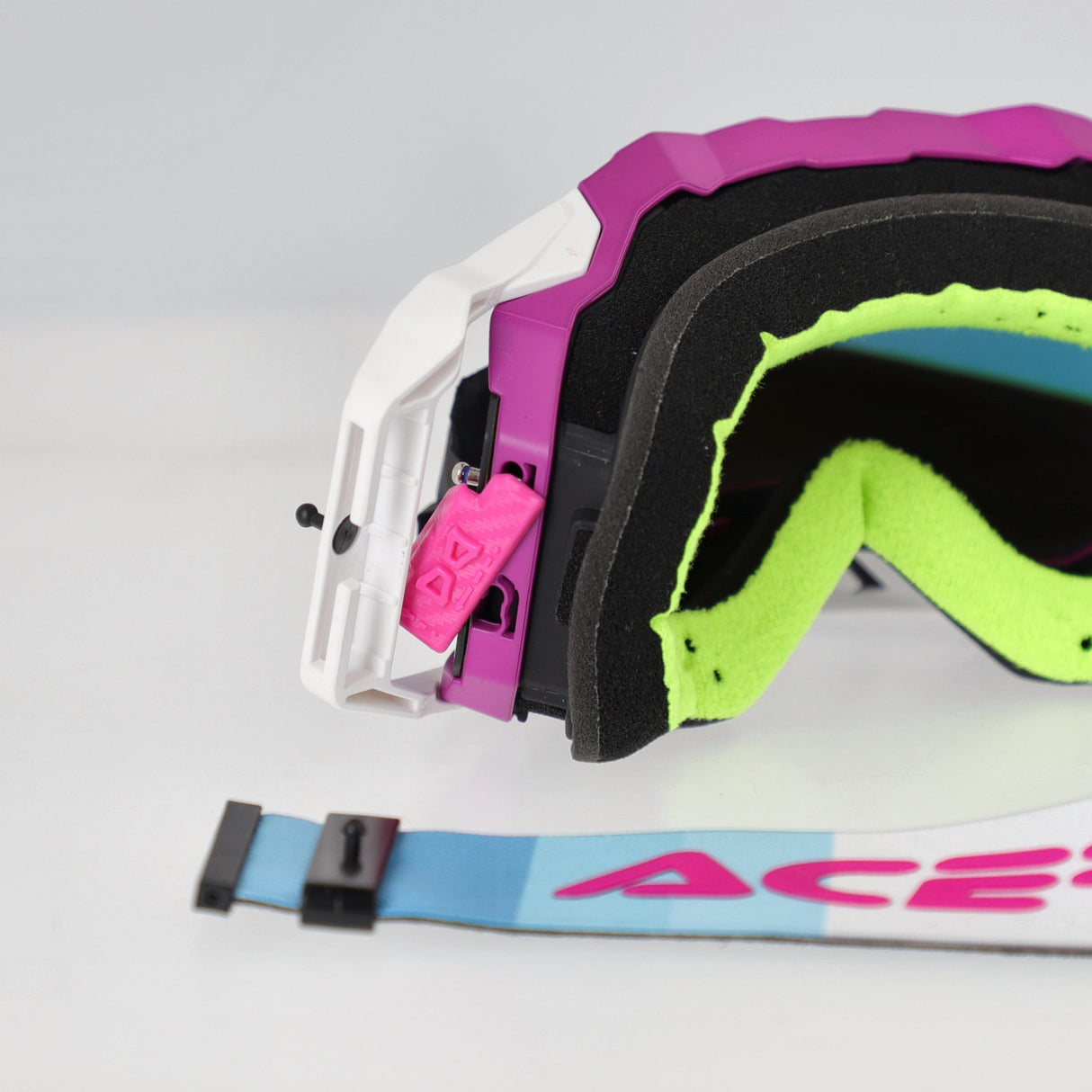 Acerbis Vulcan Mirror Goggles Purple/White