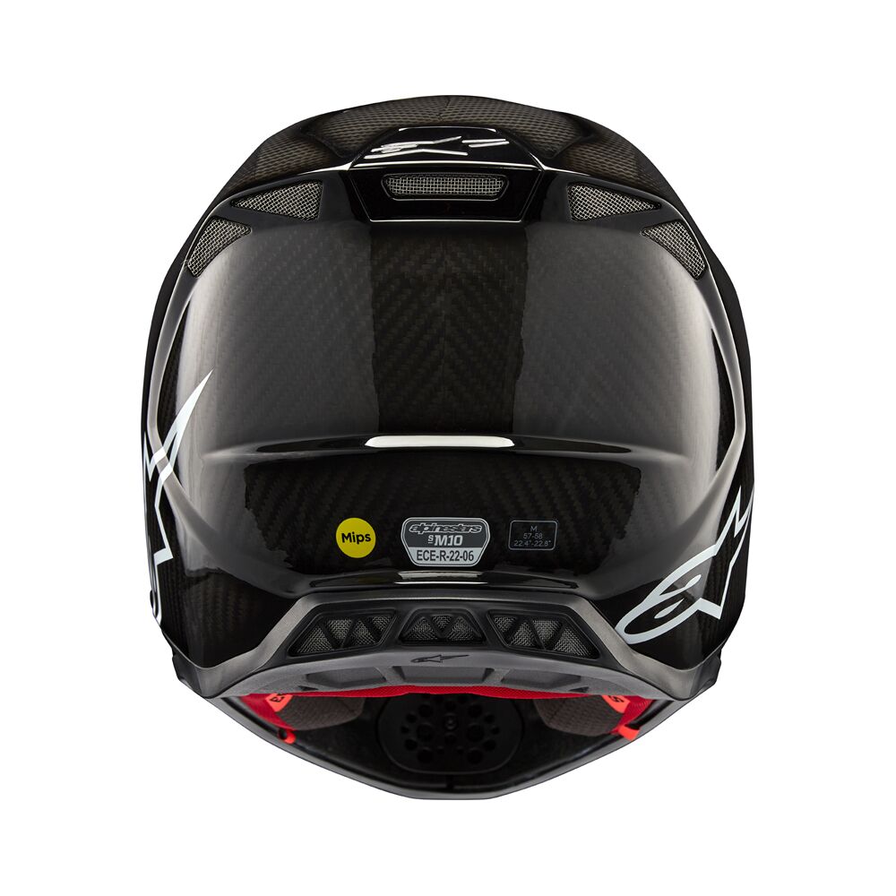 HELMET SM10 SOLID BLACK CARBON